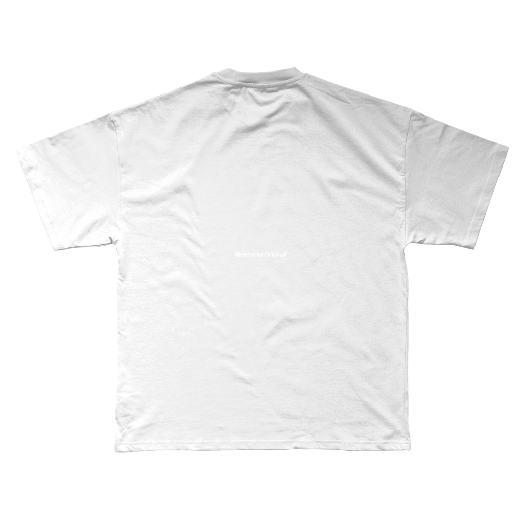 weißes T-Shirt Streetwear - Logo Bielefelder Original - Rücken
